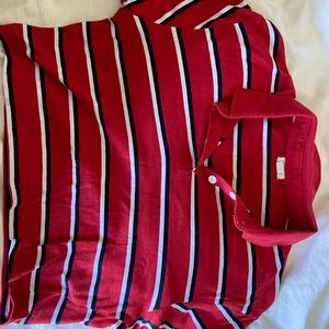 Striped Garage polo tshirt